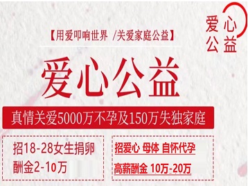 商州捐卵助孕生子 爱心志愿者招募